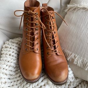 Madewell Patti lace up boots